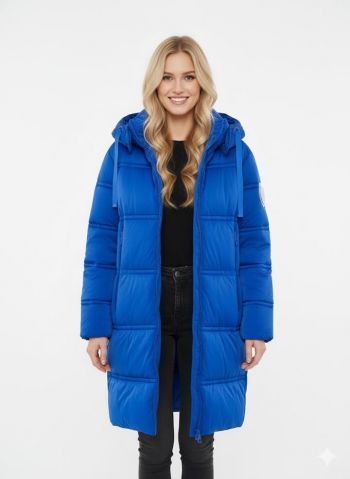 Maxi puffer μπουφάν 